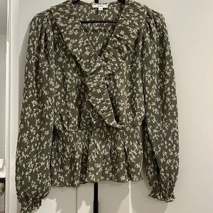 Dress top with button